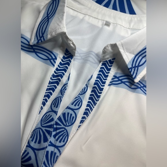 Stingray Cove Oversized Tropical Midi Loose Fit Summer Dress Swimsuit Coverup - Picture 4 of 7